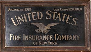 Fire Insurance company plaque